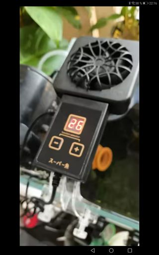 Ventilador acuario automático