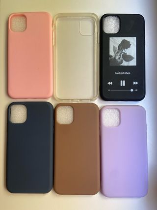 Fundas iPhone 11 - 6 unidades
