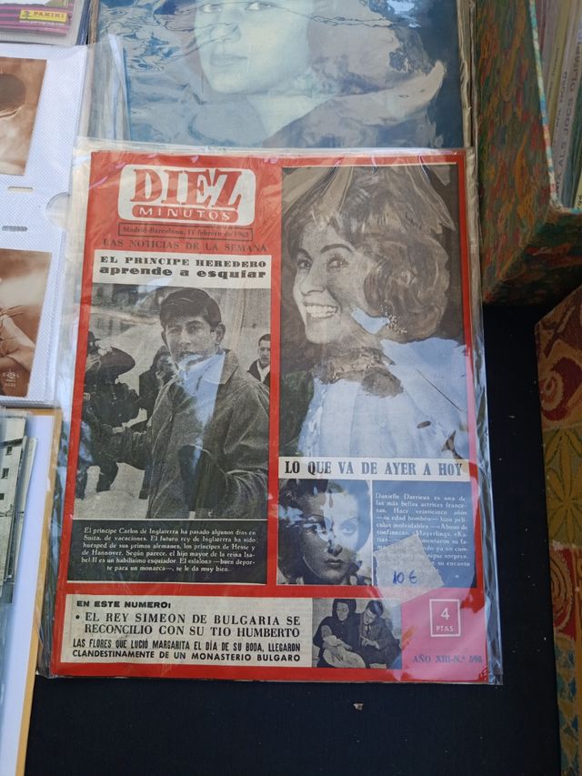 2 Revistas Diez Minutos 1963 - El Príncipe hereder