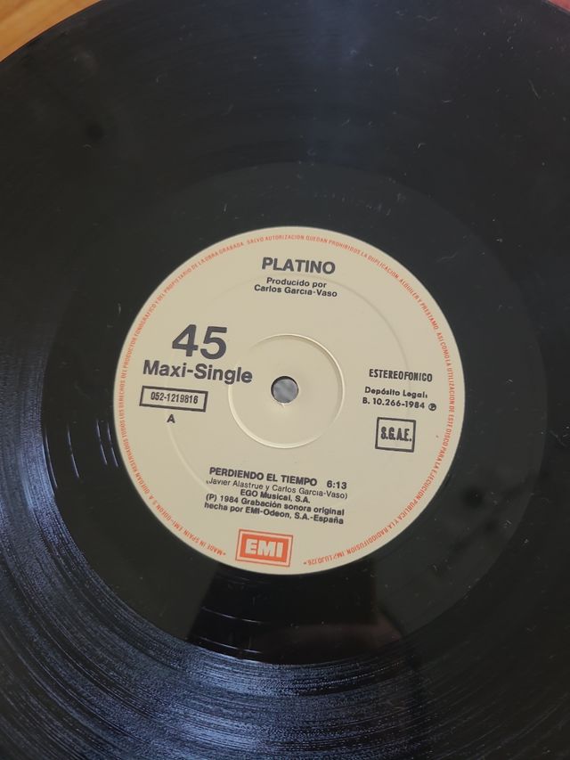 Platino - Maxi single: Perdiendo el tiempo