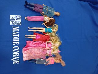 Lote 8 muñecas Barbie
