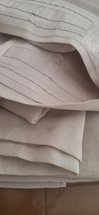 Visillos beige IKEA - 2 unidades