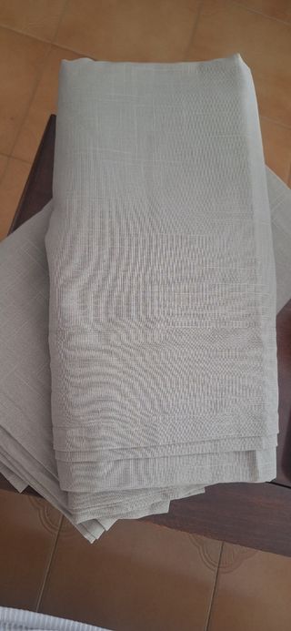 Visillos beige IKEA - 2 unidades