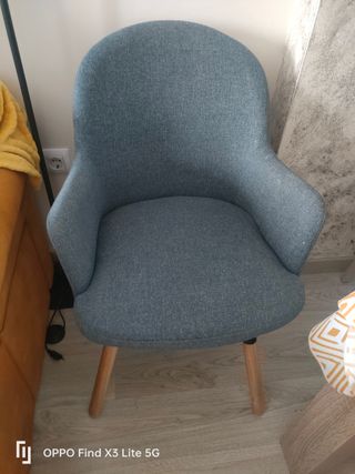 Silla IKEA JANOLF - Azul Gris