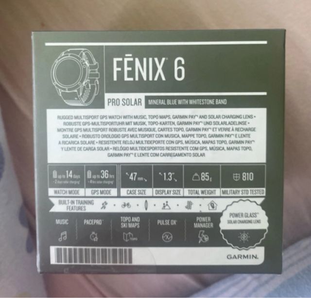 Garmin Fenix 6 Pro Solar - Blanco