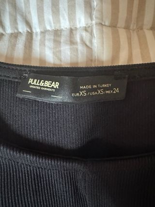 Top negro Pull&Bear XS