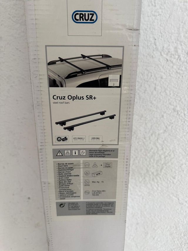 Barras portaequipajes Cruz Oplus SR+