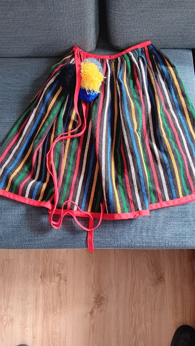 Falda Canaria multicolor Tenerife niña