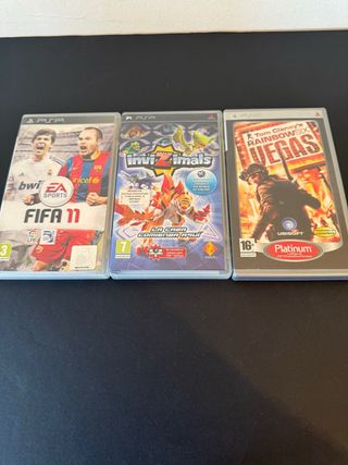 PSP Juegos - FIFA 11, Invizimals, Rainbow Six Vega