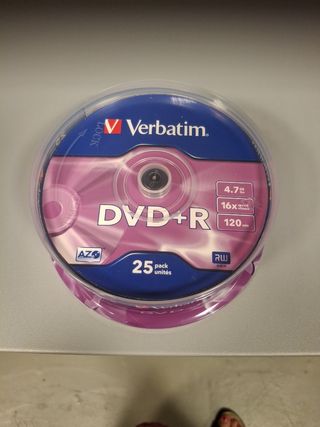 25 DVD+R Verbatim 4.7GB