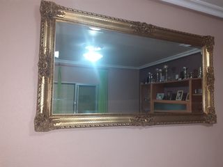 Espejo vintage dorado