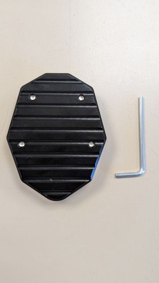 Piastra allargamento cavalletto moto