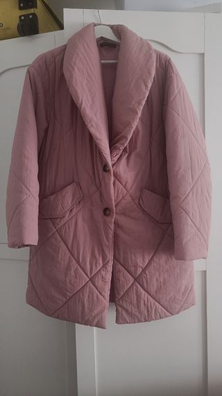 Chaqueta acolchada SHEIN rosa OVERSIZE