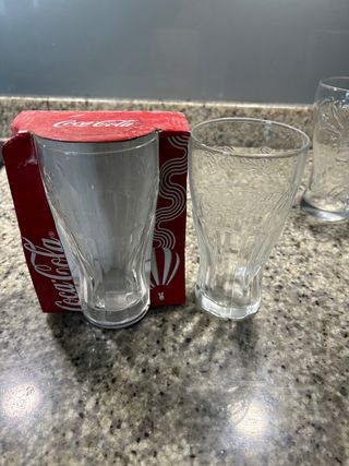 7 Vasos Coca-Cola de distintas colecciones