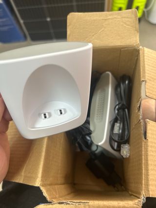 Teléfono inalámbrico Alcatel F530 dúo blanco/gris