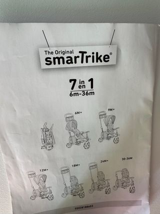 Smartrike 7 en 1: Triciclo casi nuevo