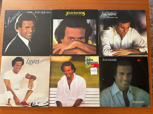 Vinilos Julio Iglesias - 7 LPs