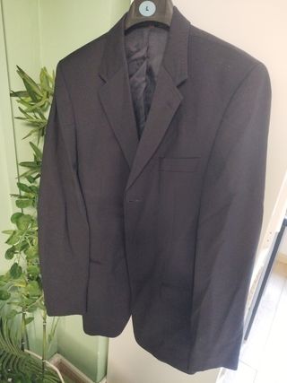 Americana de Zara negra de hombre