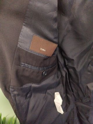 Americana de Zara negra de hombre