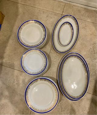 Vajilla porcelana Santa Clara