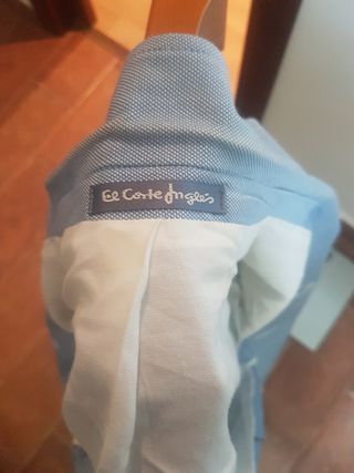 Chaqueta azul celeste, caballero.