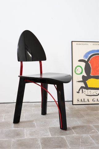 Sedie italiane di design Memphis anni '80