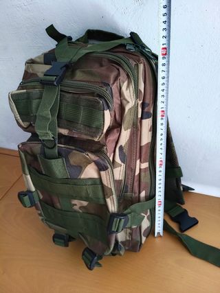 Mochila montaña 25L camuflaje