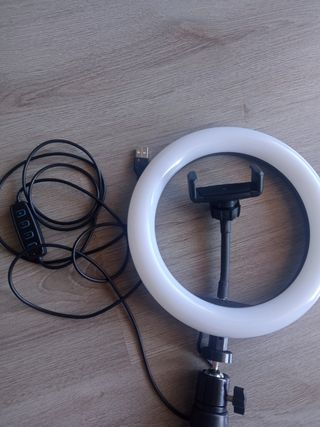 Aro luz LED + trípode móvil