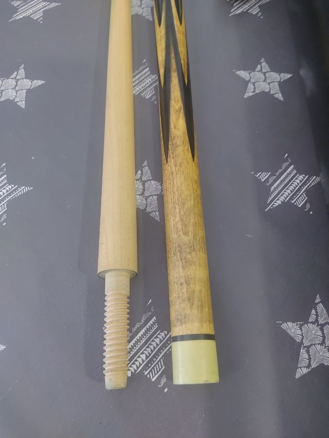 Tacos billar vintage + funda cuero