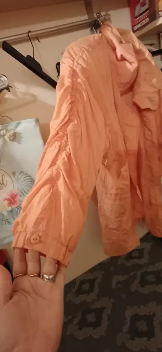 Spolverino pesca chiaro elegante