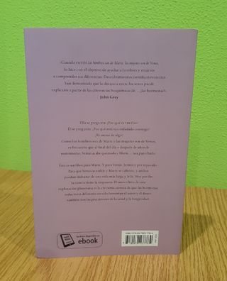 Libro autoayuda Venus al rojo vivo Marte bajo cero