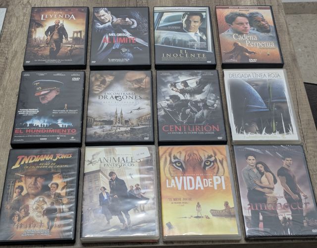 Lote de películas en DVD