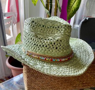 Sombrero tej. verde 