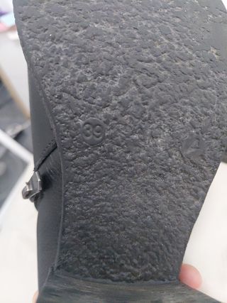 Botines negros tacón