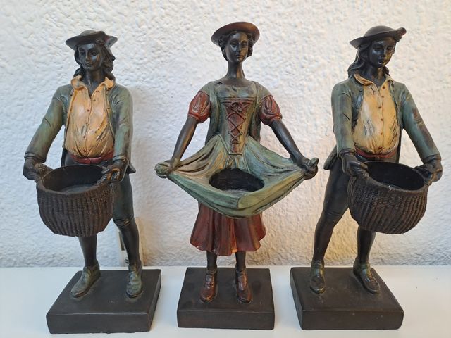 3 Portavelas Vintage