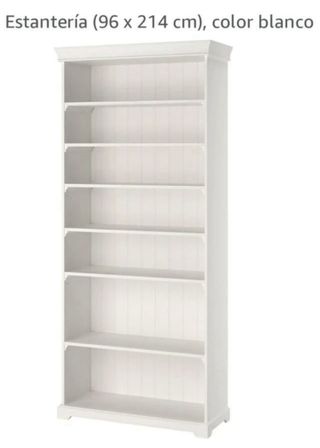 Libreria estantería madera blanca Liatorp Ikea
