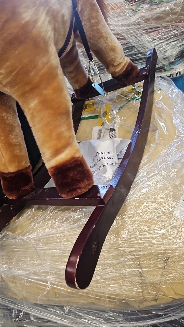 Caballito balancín madera