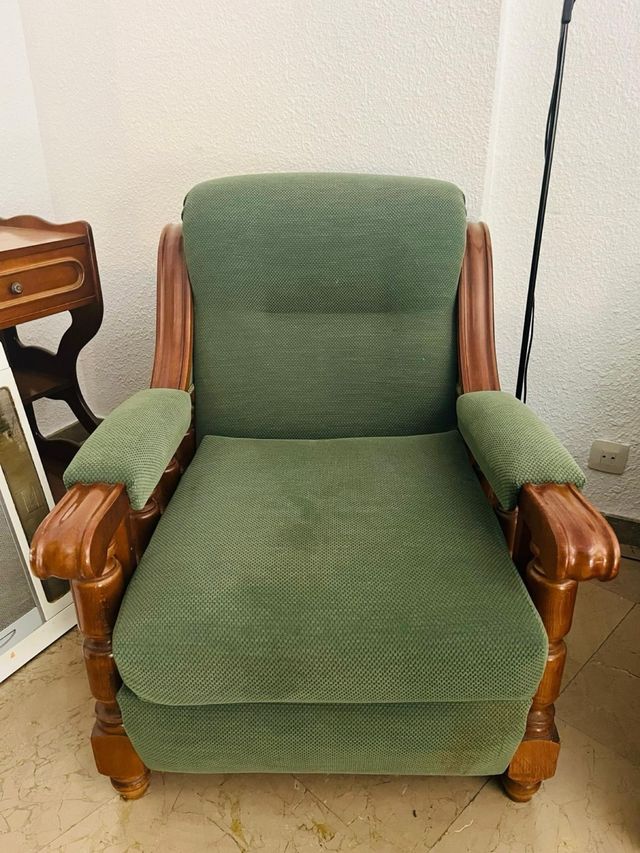 Sofá y 2 sillones vintage