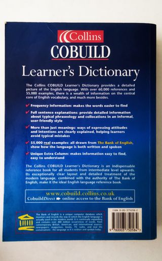 Collins Cobuild Learner's Dictionary: Helping L...
