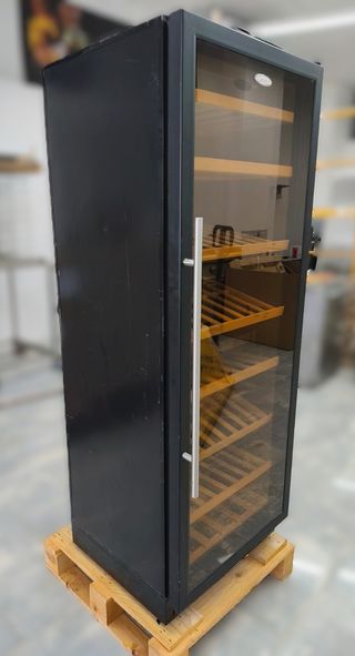 Vinoteca negra 18 botellas