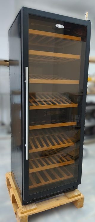 Vinoteca negra 18 botellas