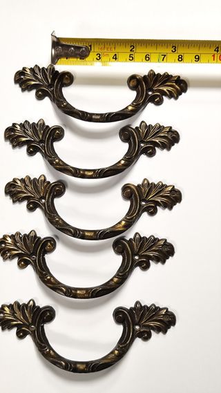 Pack 5 tiradores antiguos vintage