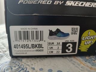 Zapatillas Skechers S Lights niño
