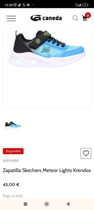 Zapatillas Skechers S Lights niño