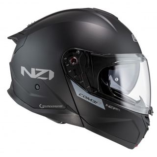 Casco moto NZI COMBI 3 Duo negro mate