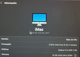 iMac 21.5" 4K con SSD OWC - Impecable