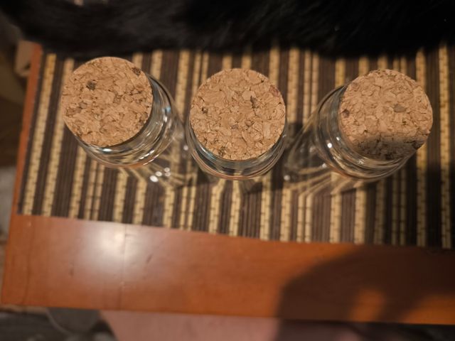 74 Mini Botellas Cristal Corcho