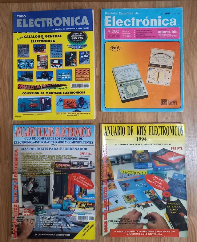 Revistas antiguas de Electrónica 