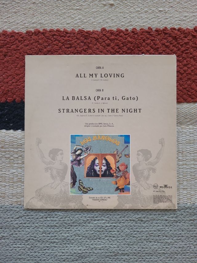 Los Manolos - All My Loving. Maxi