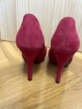 Zapatos Lodi Piel Nº37 Rojo